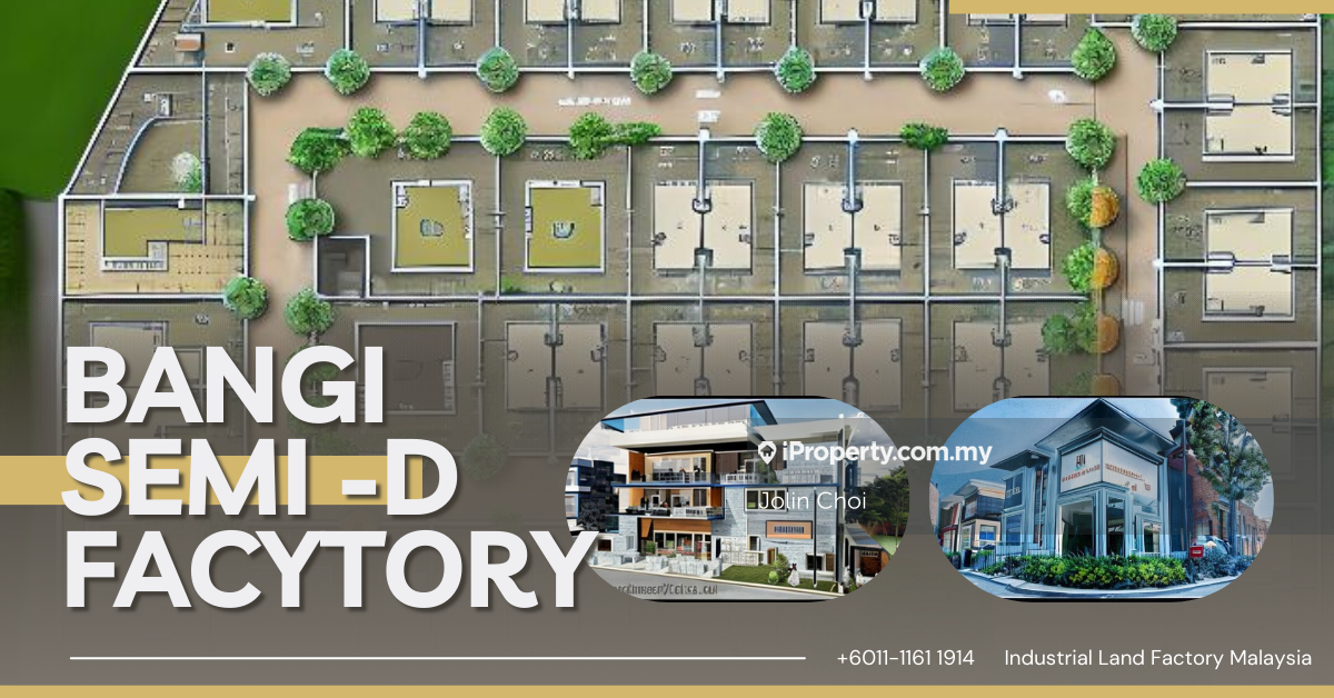 Bangi factory for sale, prime location, with security