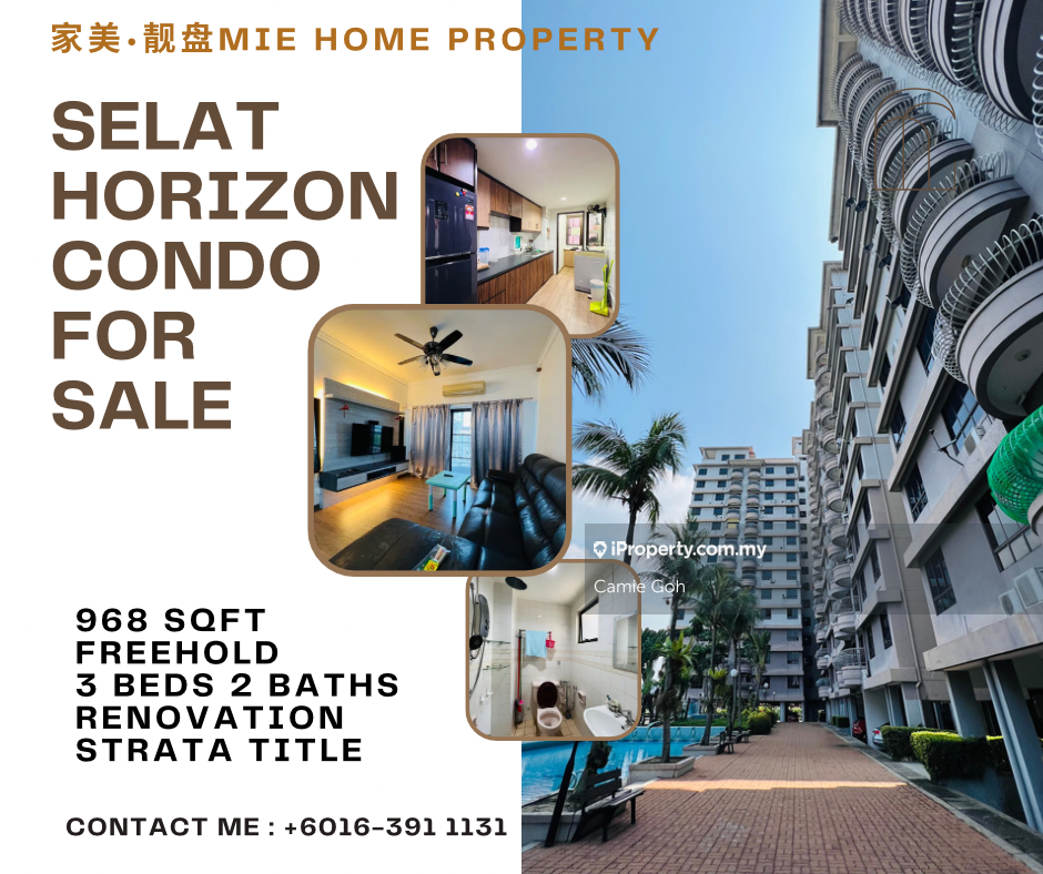 Selat horizon condo with renovation ( klebang kechil, melaka )