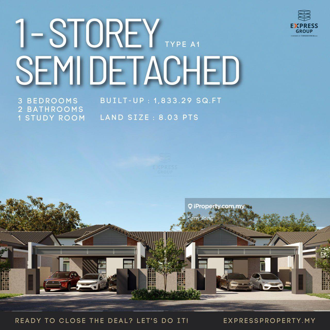 Brand New Single/Double Storey Semi Detached at Luak