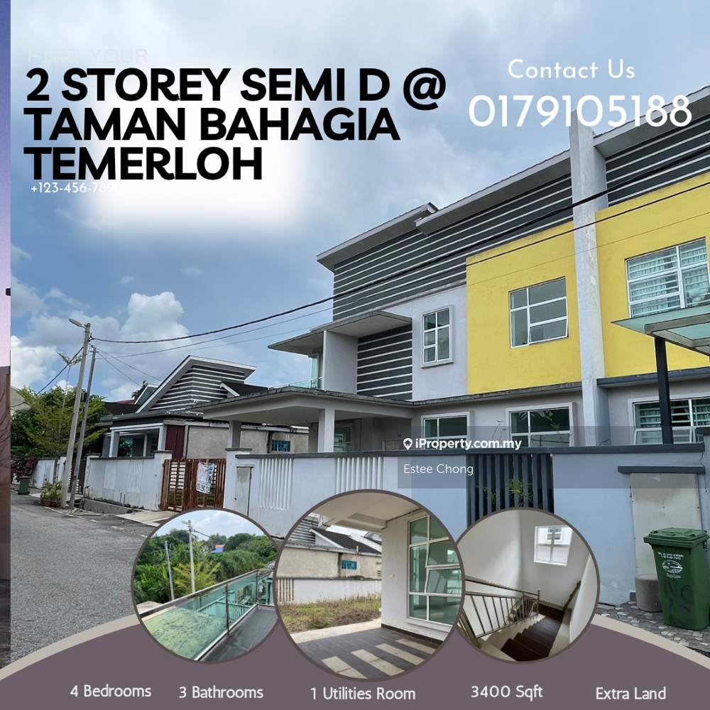 2 Storey Semi D Taman Bahagia Makmur Pahang 