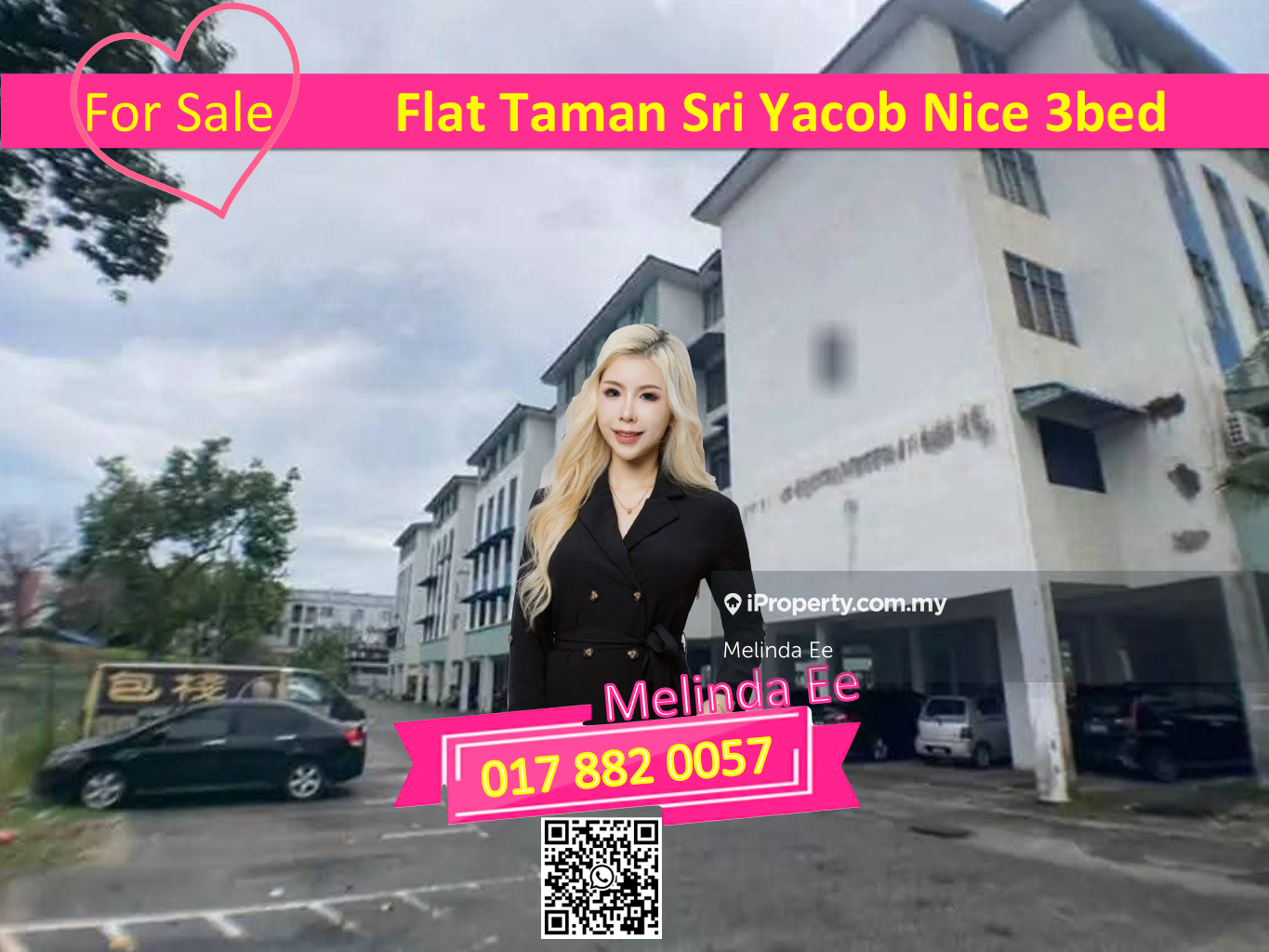 Skudai Flat Taman Sri Yacob Beautiful 3bed Rm500 Can Buy