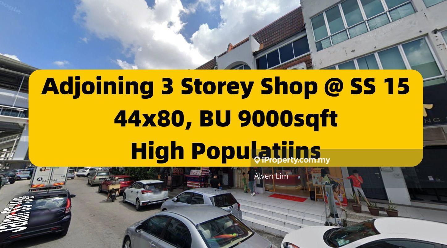 Adjoining Lot, Ss 15, 9000sqft, High Populations Area