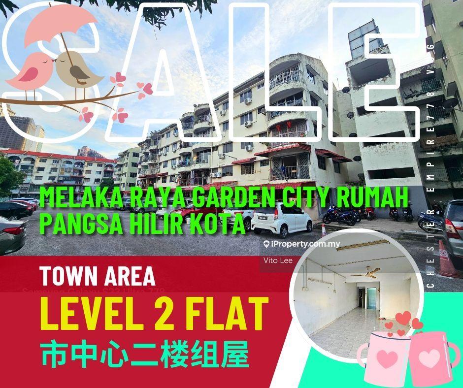 Town Area 3 Rooms Flat at Melaka Raya Garden City Pangsa Hilir Kota