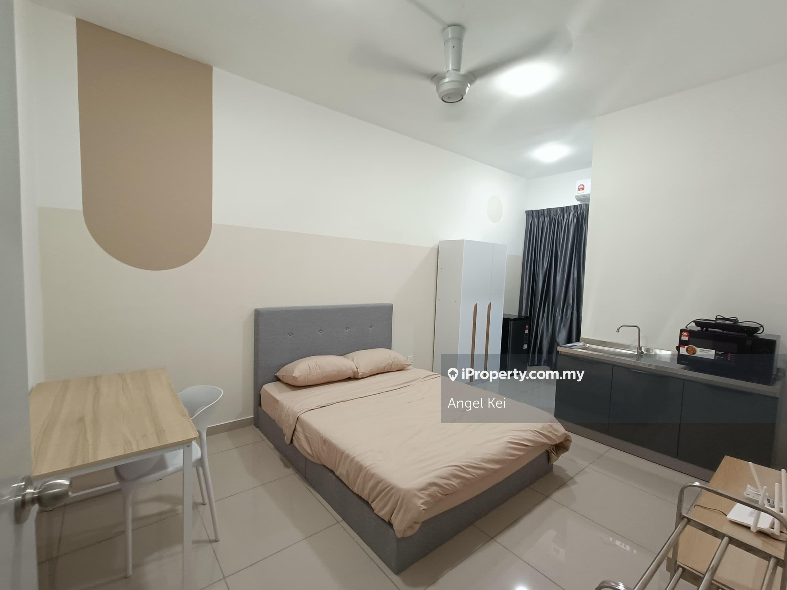 Dual key unit studio for rent in Nikka Residence Permaisuri, LRT, Cher