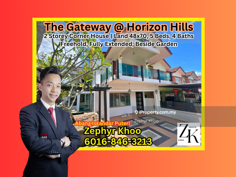 The Gateway @ Horizon Hills 2 Storey Corner House For Sale
