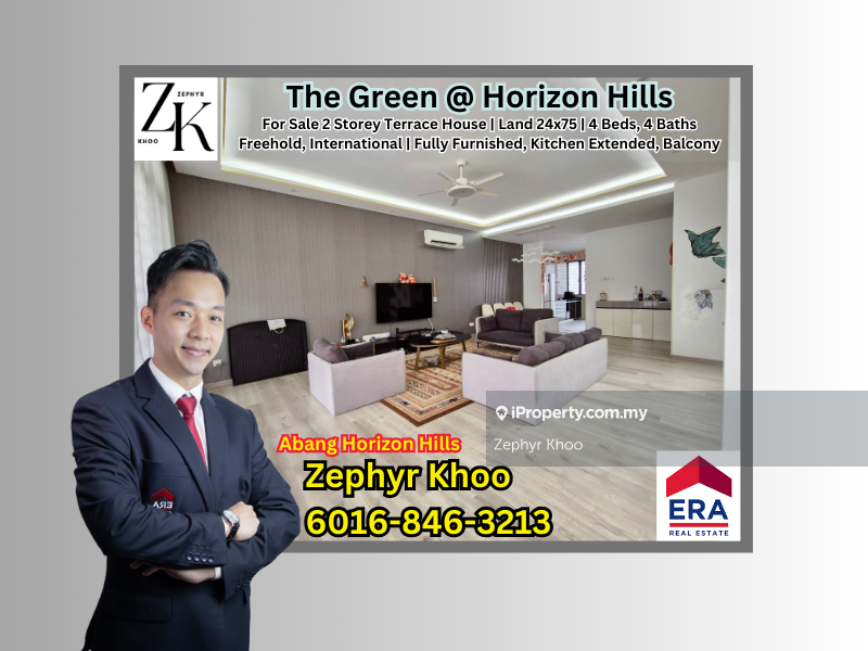 Horizon Hills @ The Green Double Storey Terrace House For Sale