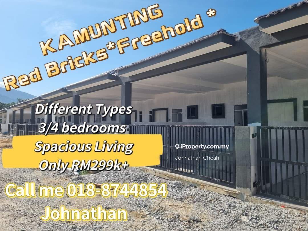 Freehold Fully Extended ! Red Bricks House Kamunting For Sale