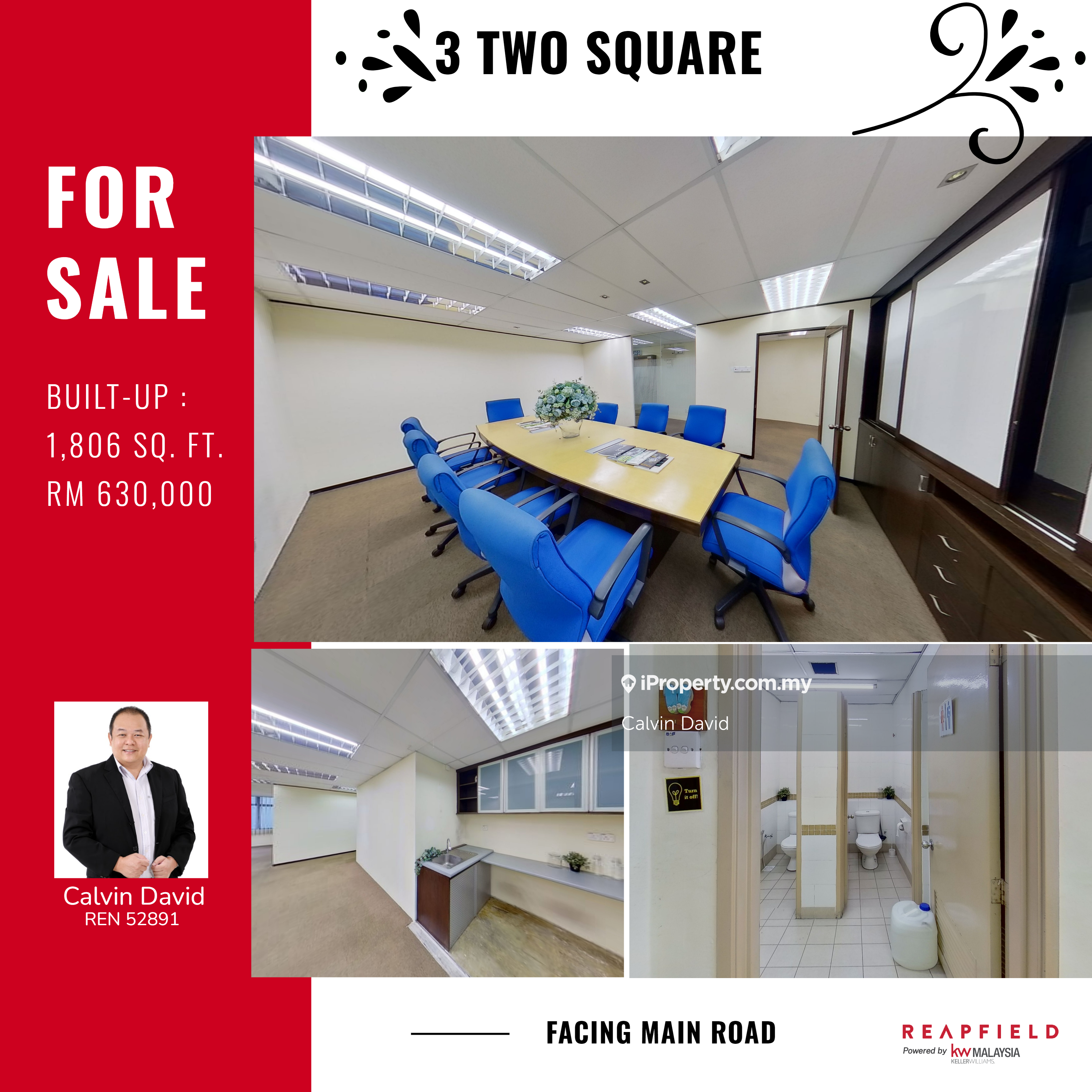 3 Two Square Office for Sale, SS 19, Petaling Jaya