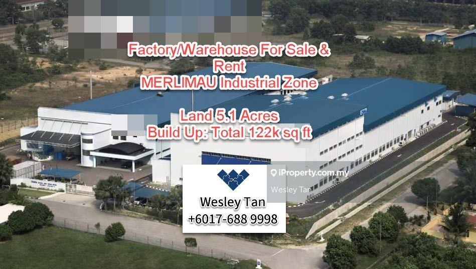 Factory Warehouse For Sale and Rent Merlimau Industrial Park