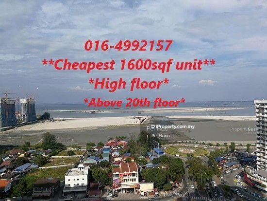 High floor corner unit with full seaview. Low density, 1 floor 4 units