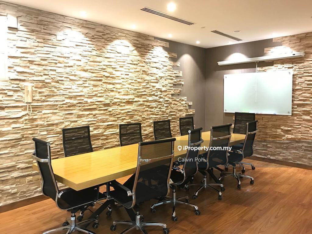 Corner lot office