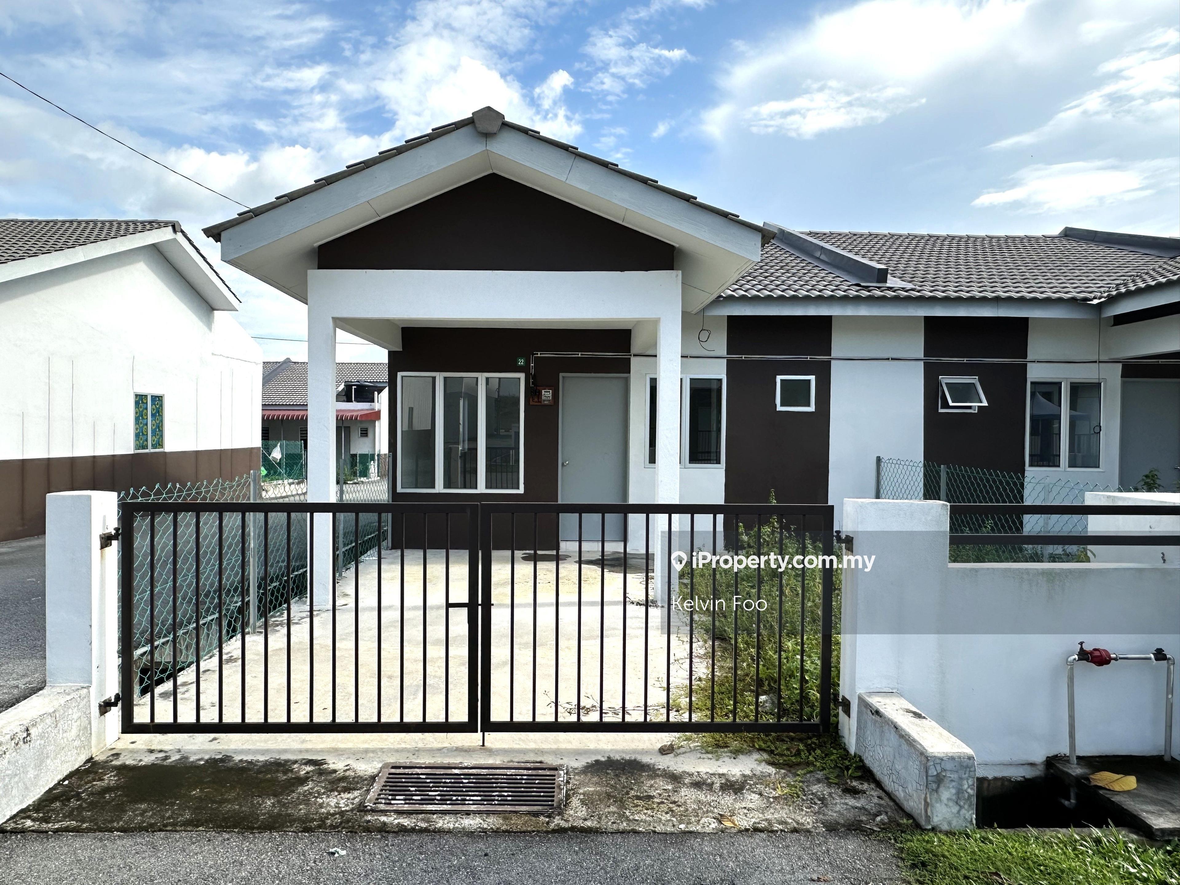 Taman Mahkota Kampar Single Storey Endlot Full Loan Rumah Setingkat