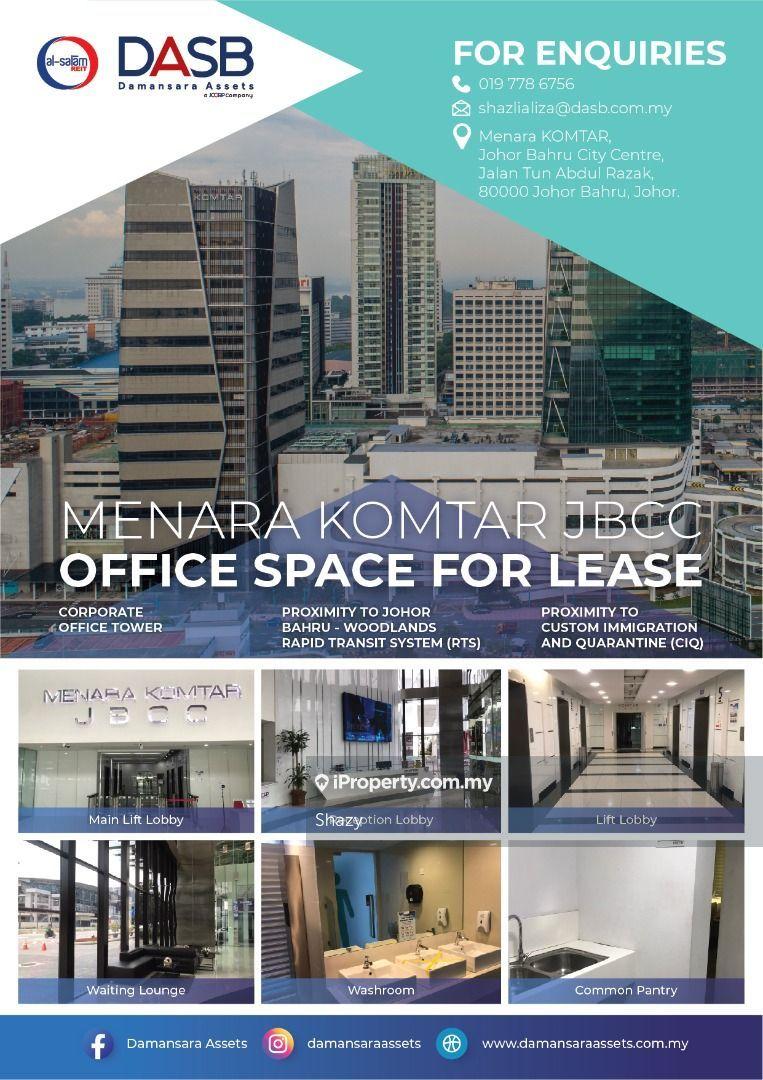 Office For Rent at Johor Bahru Town
