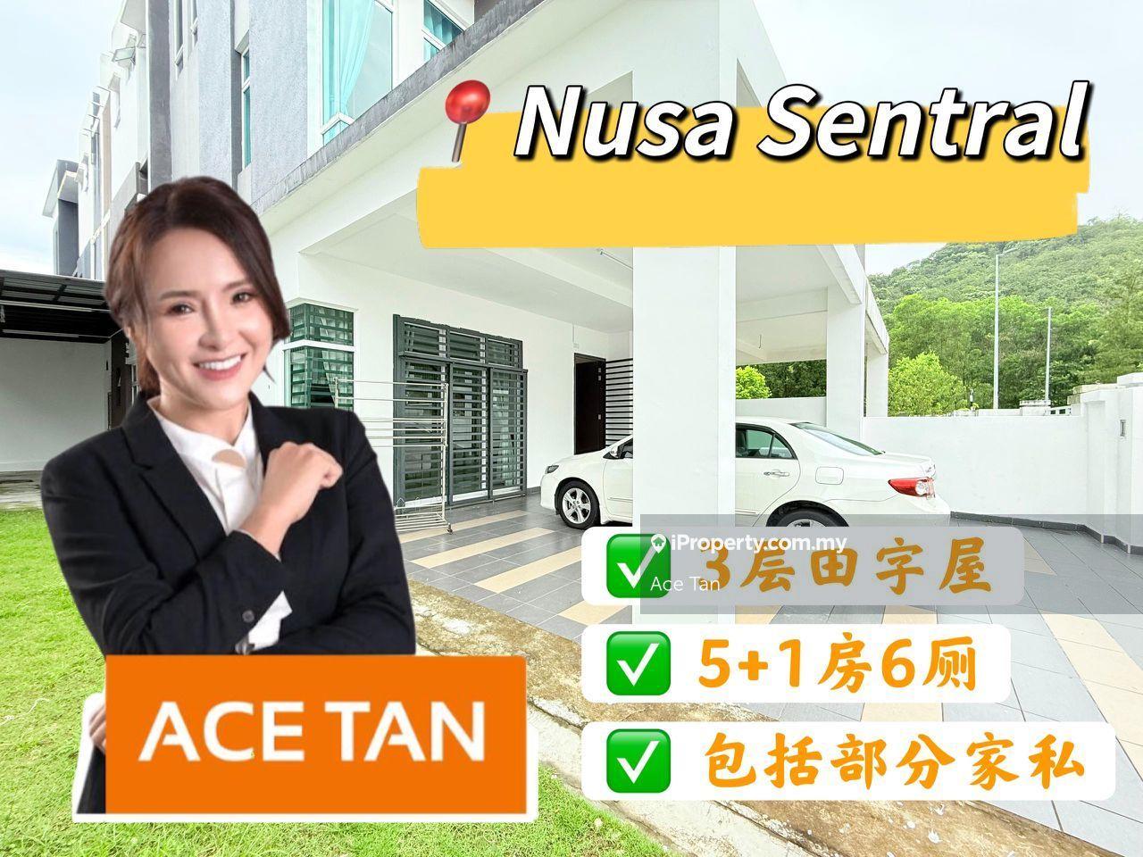 Nusa Sentral @ Iskandar Puteri - 3 Storey Cluster House - For sale