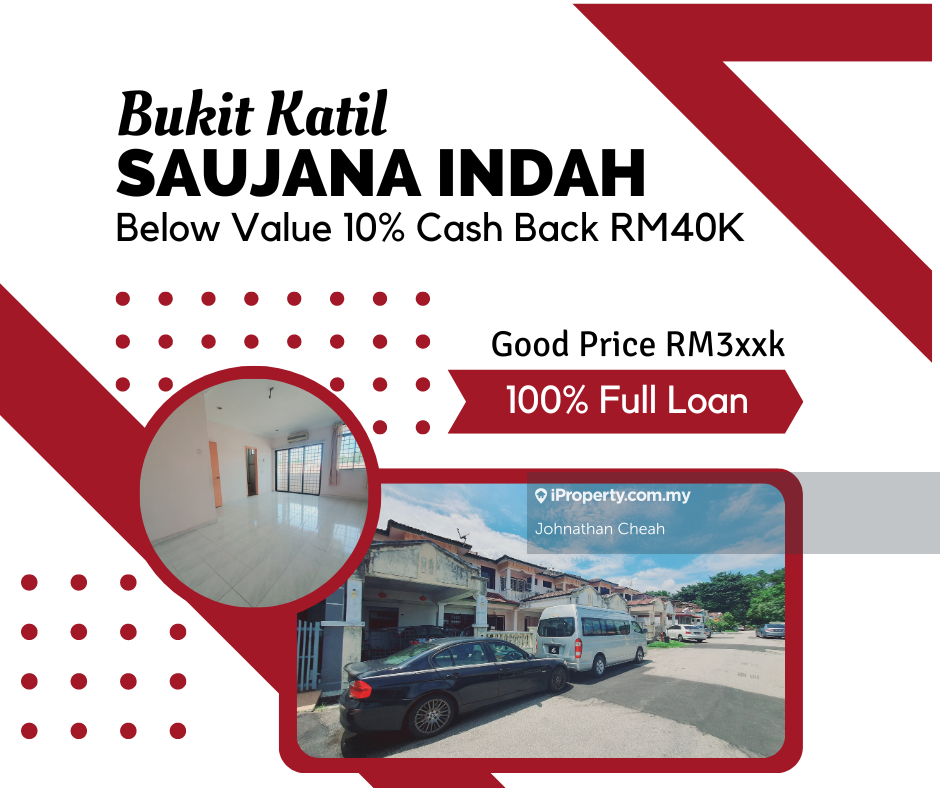 Below Value 10% Freehold Cash Back Rm40k Saujana Indah Bukit Katil
