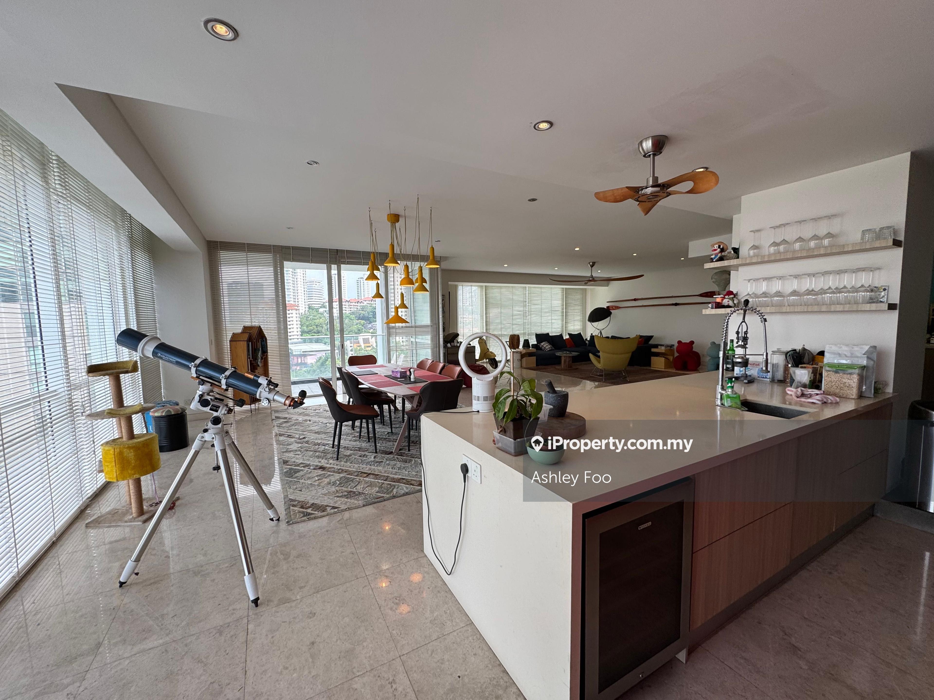 KL City Skyline from One Menerung Unit Available for Rent