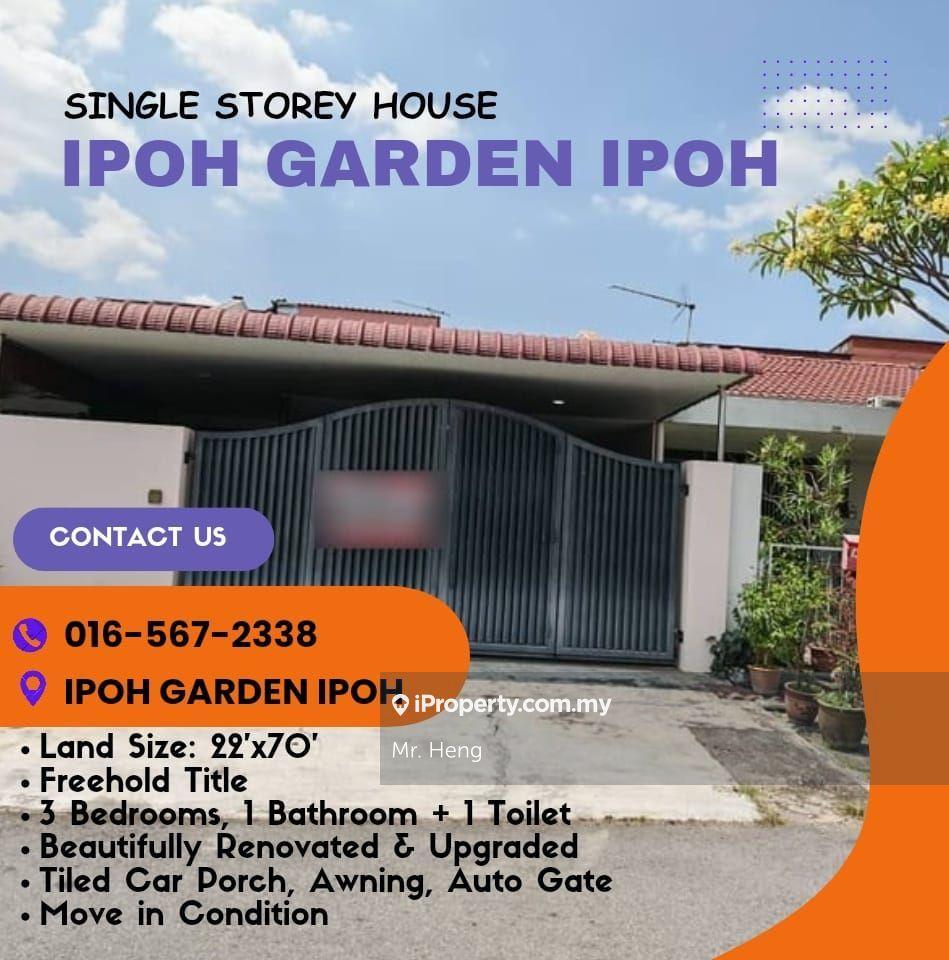 Ideal Single-Storey Terrace House @ Ipoh Garden 