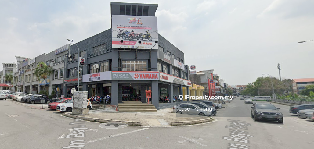 Bayu Tinggi Taipan 3 storey corner shop lot For Sale, Front row