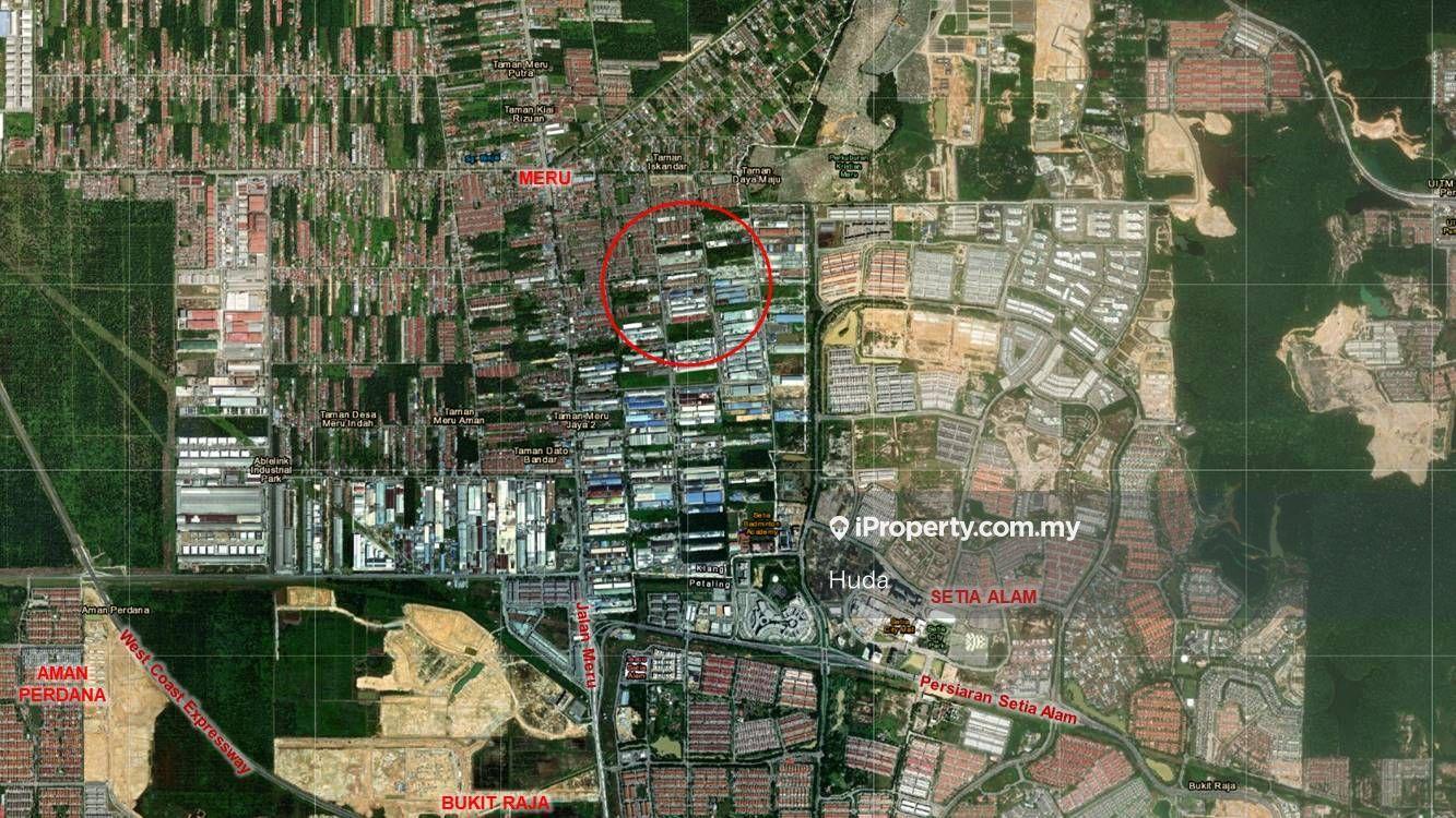 6 acres adjoining industrial land in Meru Klang for sale