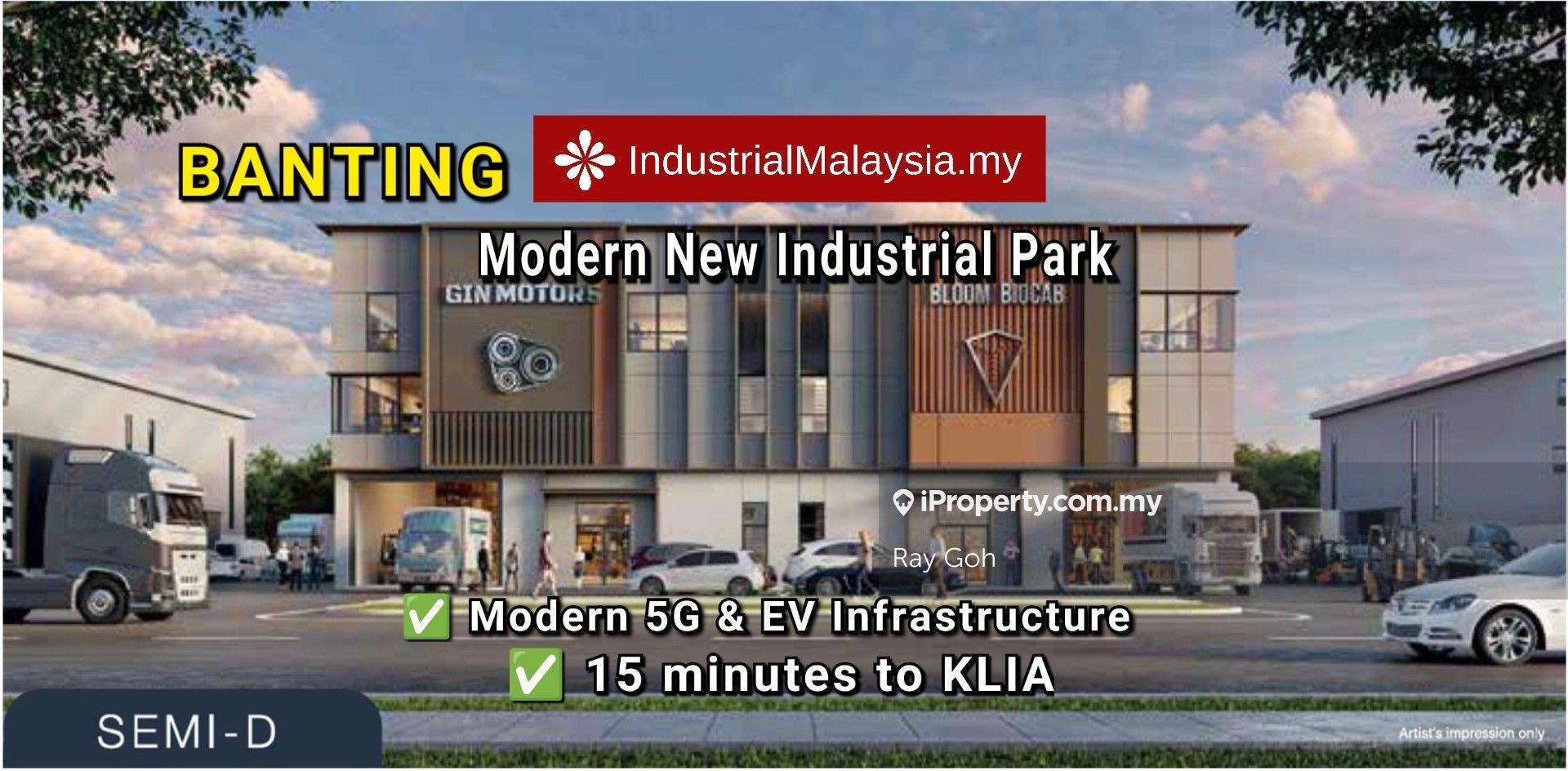 Banting New Modern Factory, 15 minutes to KLIA, with 5-G & E V Infra
