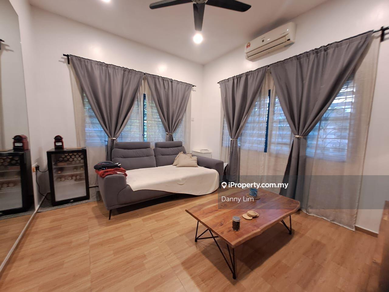 Second living hall with timber flooring
