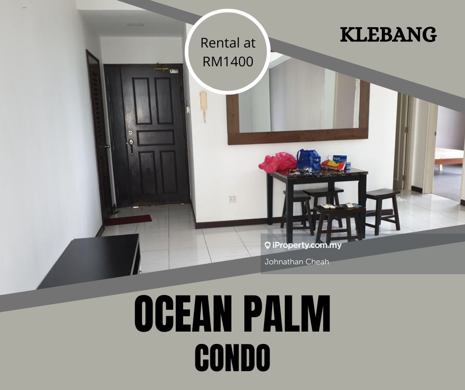 Fully Furnish Swimming Pool 24hr Security Ocean Palm Condo Klebang