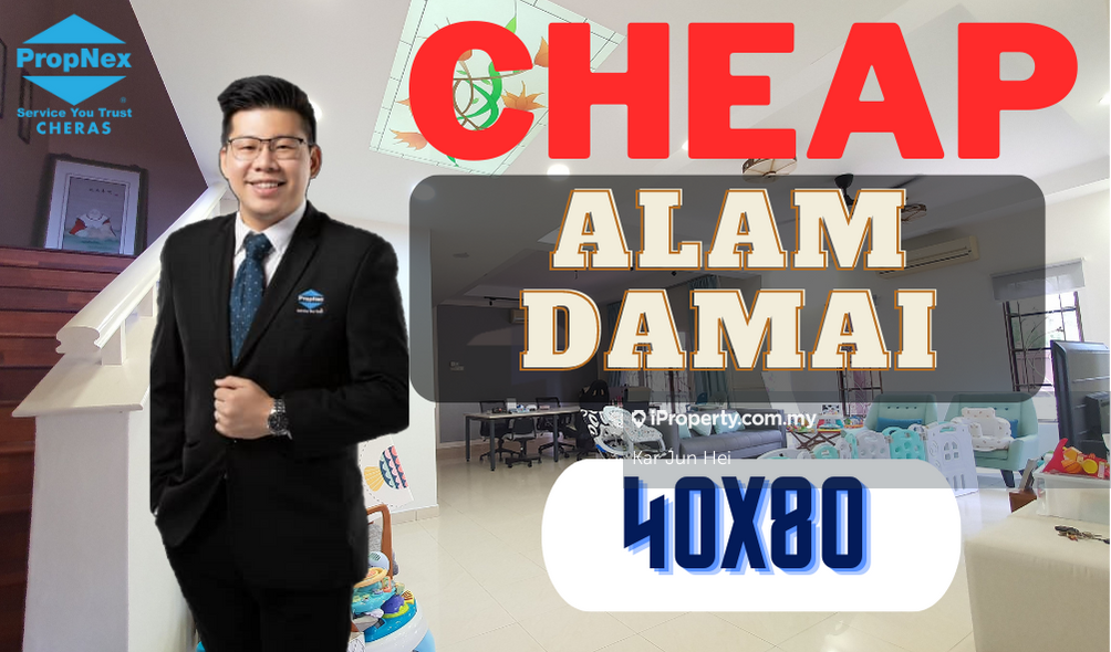Cheap Nice  2 stry semi D at Alam Damai Cheras