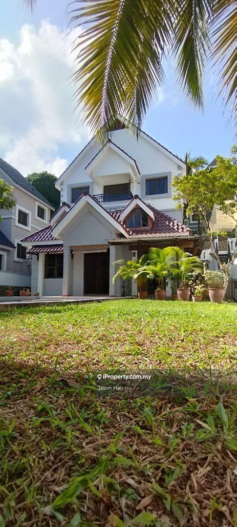 Double storey villa gated guarded with clubhouse facility 