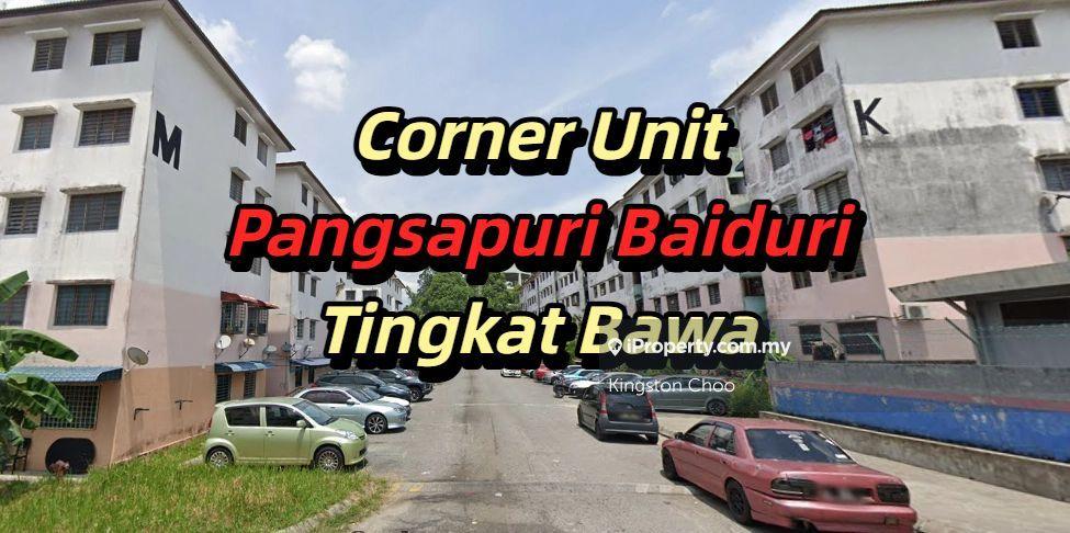 Corner Ground Floor Unit For Sale Located at Pangsapuri Baiduri 