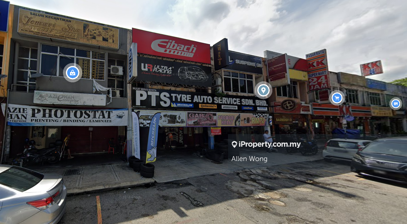 Setapak Danau Kota 2 Storey Shop Lot 22x80 Crowded Area Rare Unit