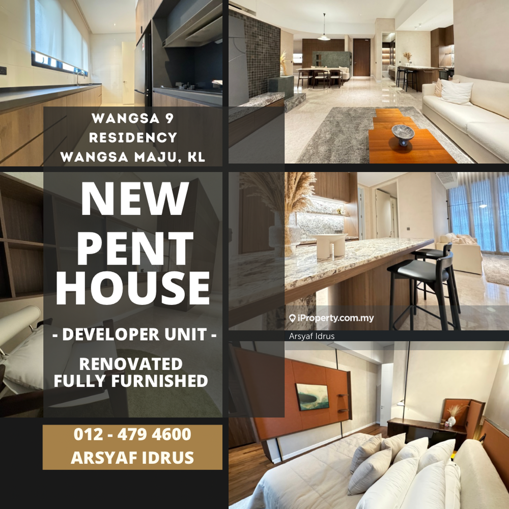 Brand New Penthouse Unit. Developer Unit. Renovated Furnished Unit.