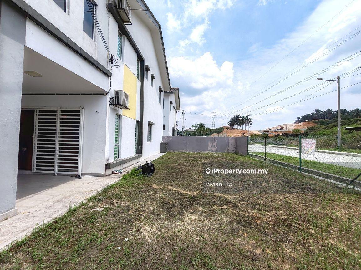 Double story corner lot with land