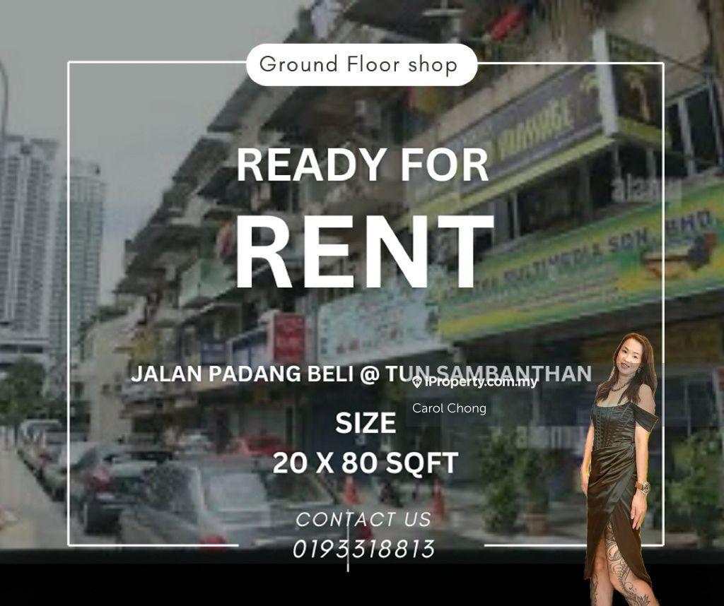 Brickfield Jalan Padang Belia Ground Floor Shop For Rent