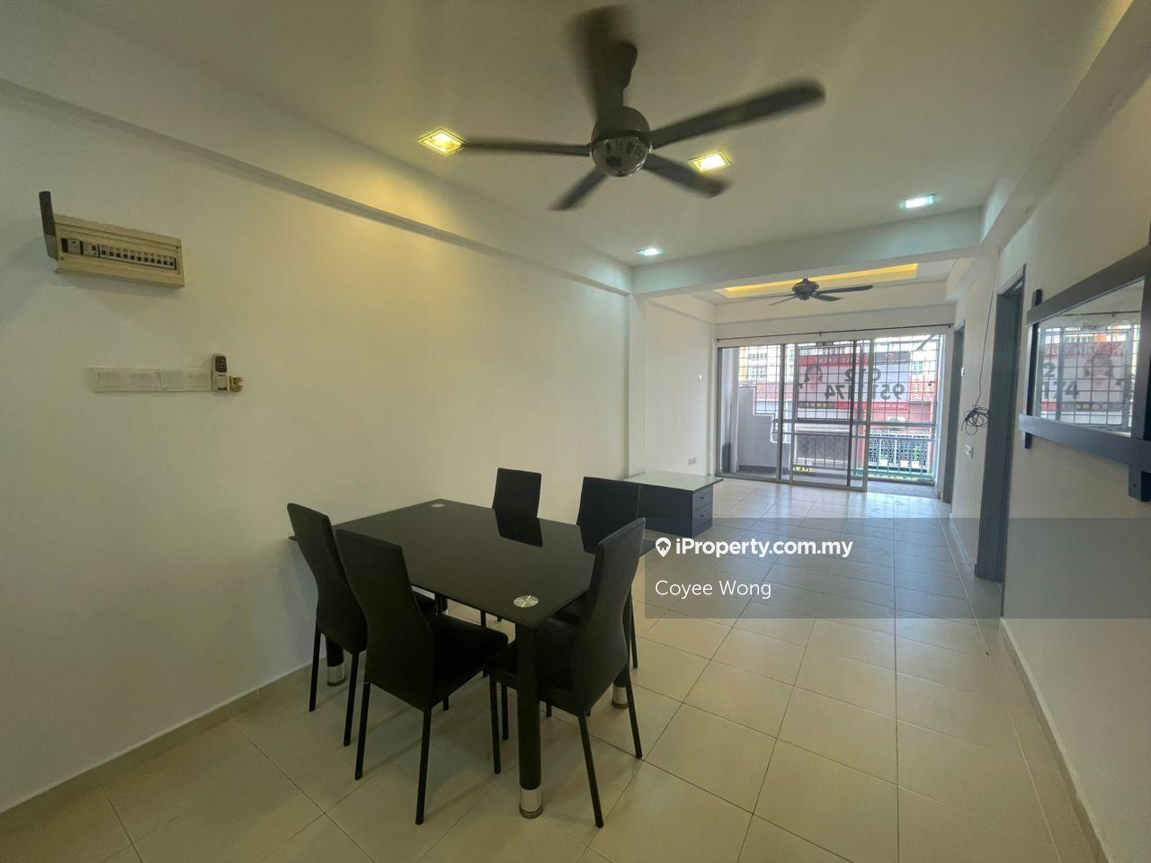 Sri Kuching Apartment, 2nd floor, freehold, renovated, Jalan ipoh
