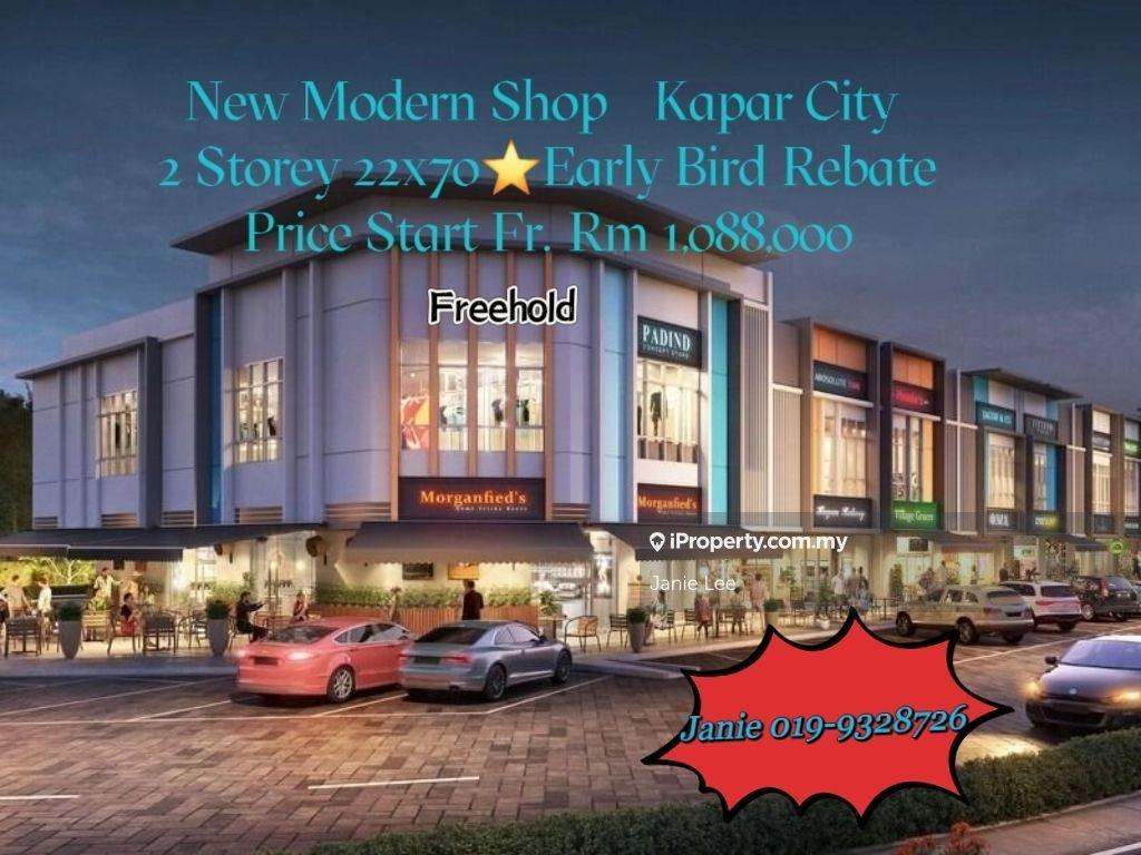 Klang Kapar 2 Storey Shop Facing Main Road near Bank, Petrol & Grocery