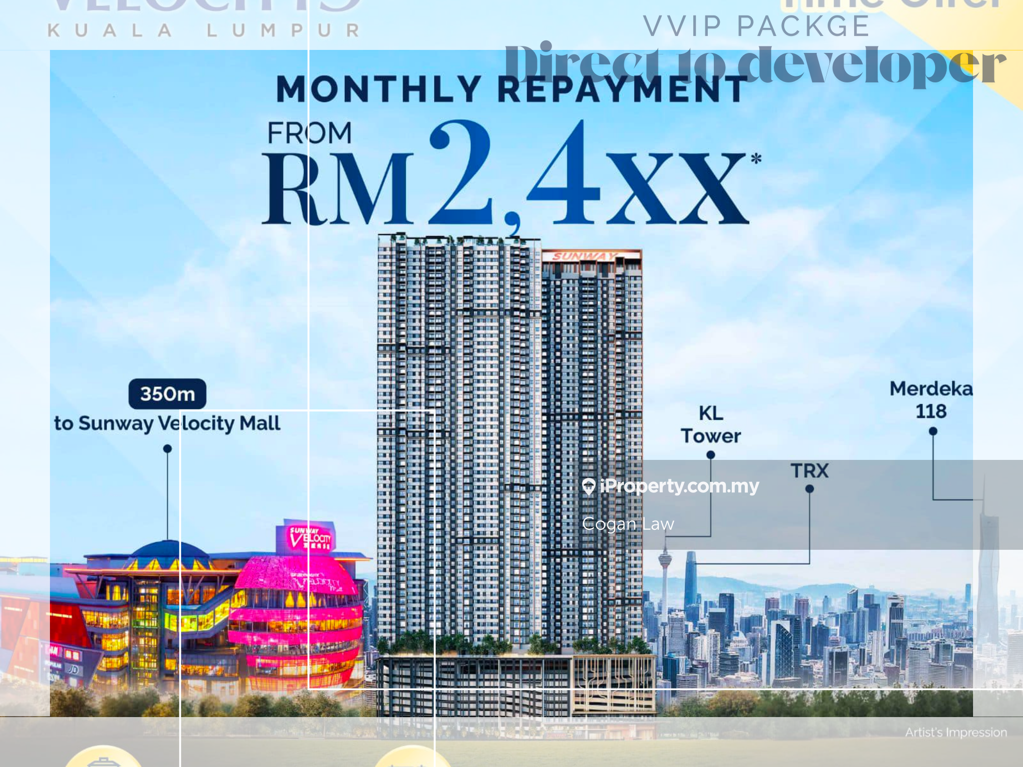 Vvip special price and direct developer package