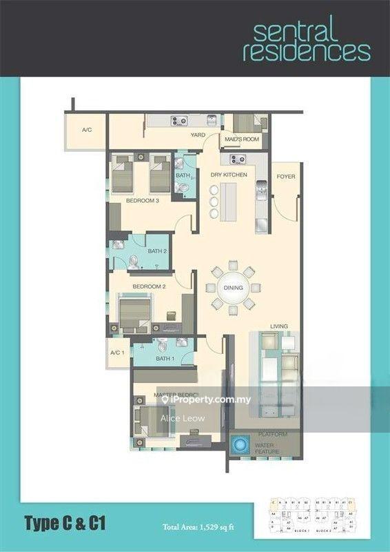 Sentral Residence 1&2, taman Kajang sentral 