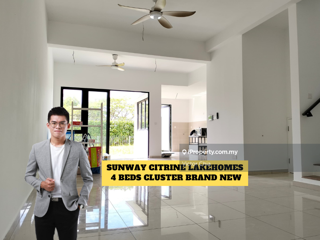 Cheap Sunway Citrine Lakehomes Cluster Brand New Unit Only Rm1.35mil
