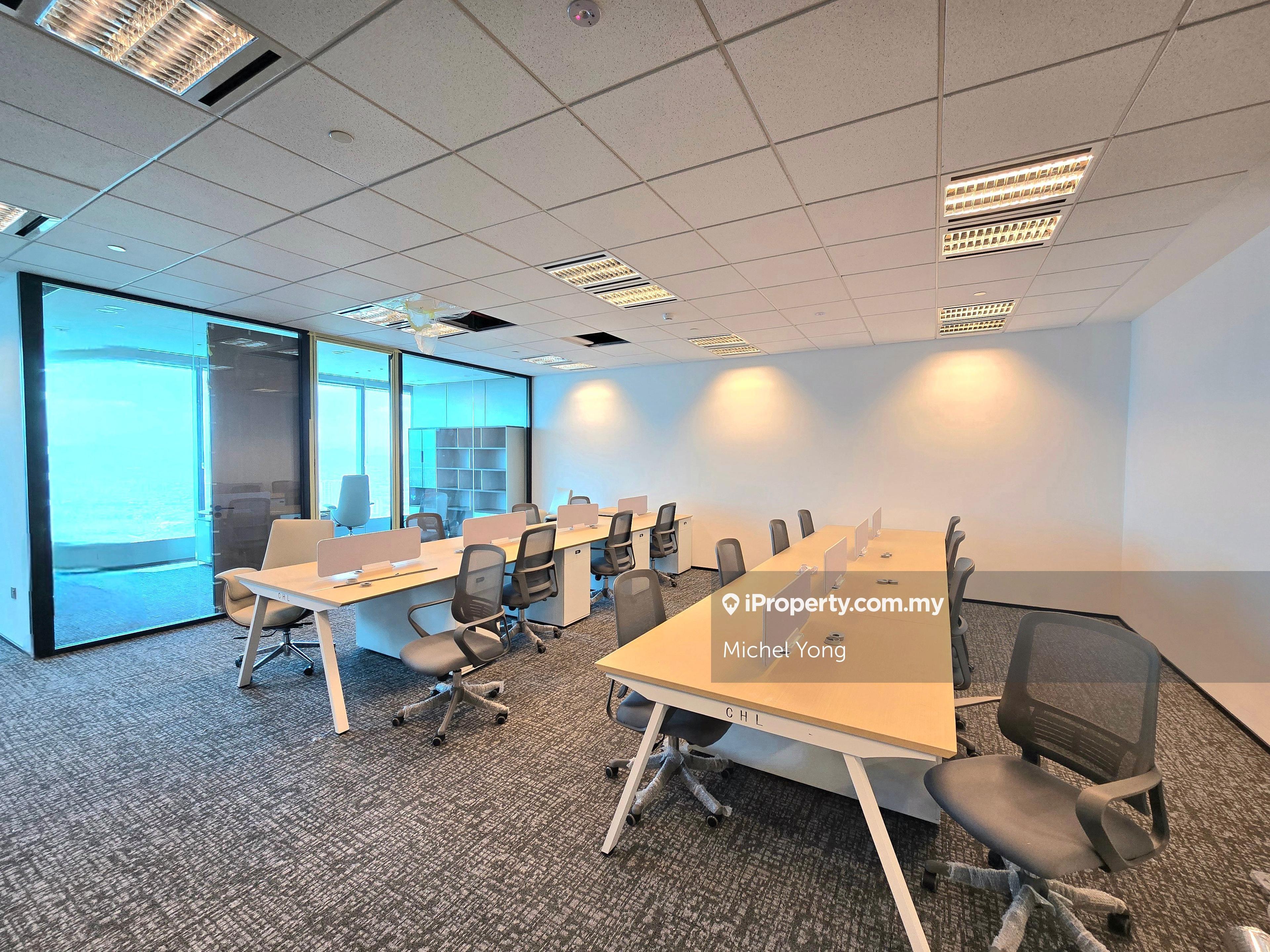 Fully furnished 2500sf TRX office with grand lobby MSC zone