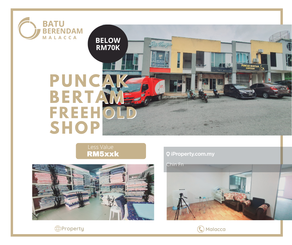 Below Value 10% or rm70k Freehold Shop Puncak Bertam Batu Berendam