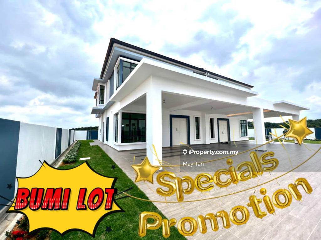 Bumi lot double storey Semi d/Taman kluang perdana