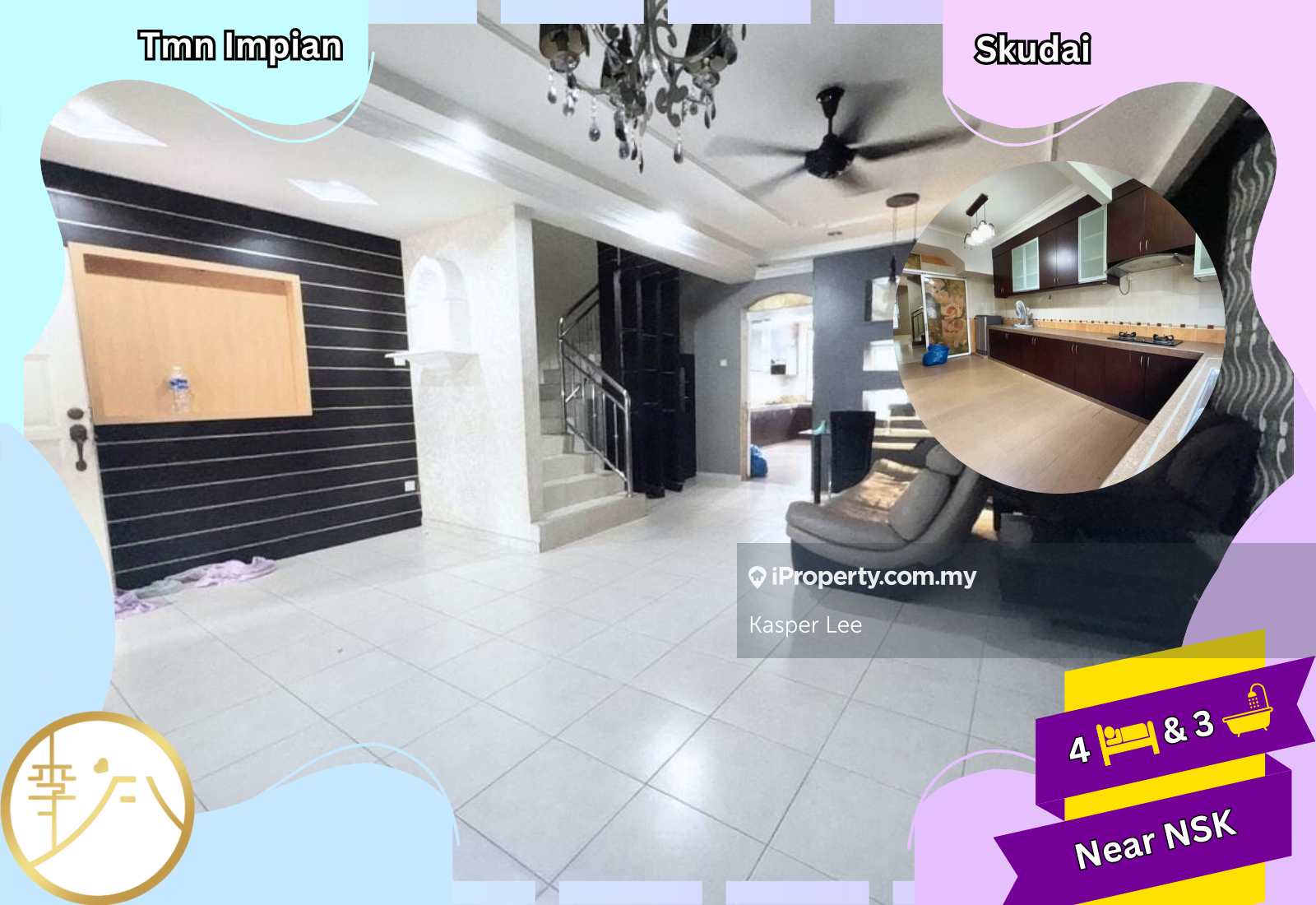Taman Impian @ Skudai Reno Whole Unit Stainless Steel & Extended Unit