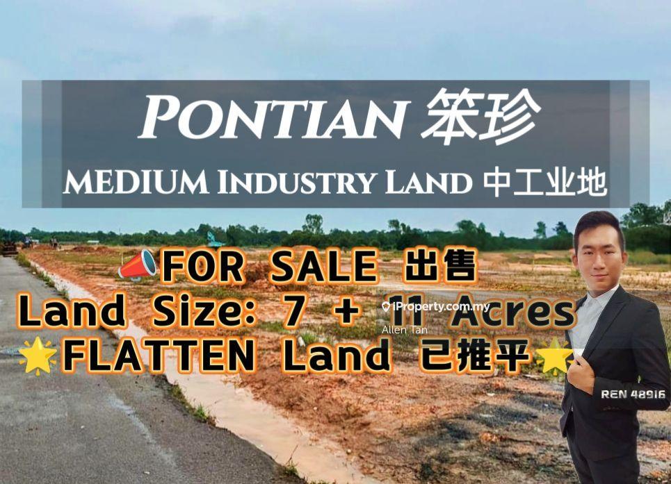 Pontian Medium Industry Land For Sale 