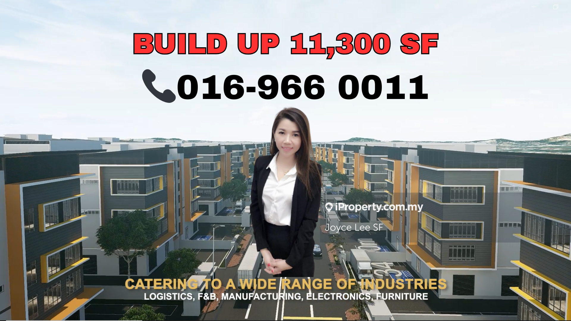 New Semi-D Factory With Detached Size Build-Up, Spacious Bu 11,367 sf