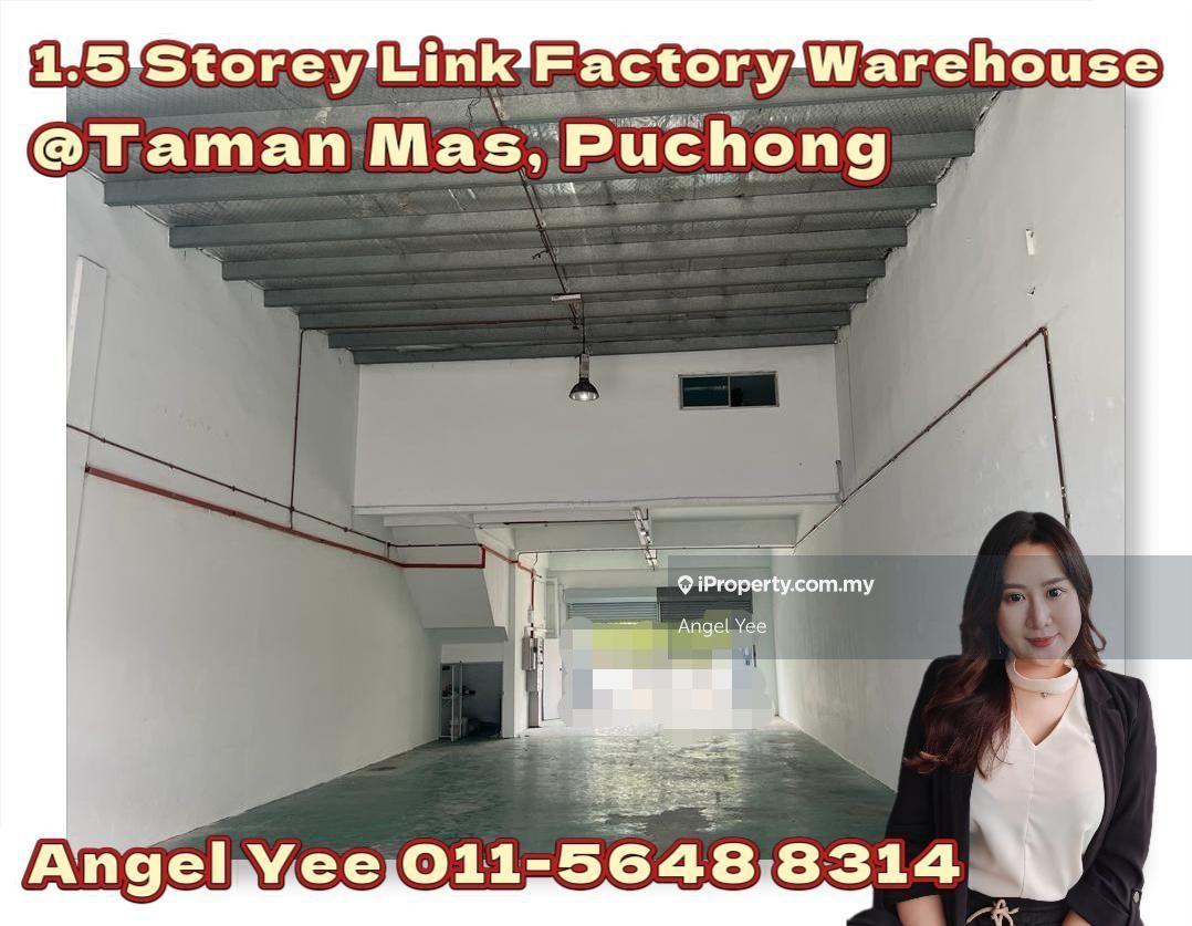 1.5 Storey Link Factory Warehouse at Taman Mas, Puchong