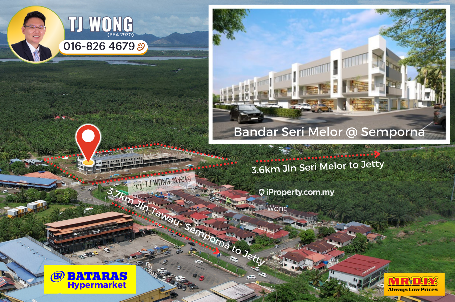 Semporna - Bandar Seri Melor - 2 Storey Shoplot