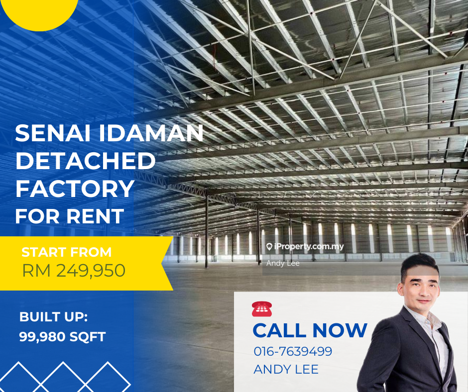 Senai Idaman Kulai Detached Factory for Rent