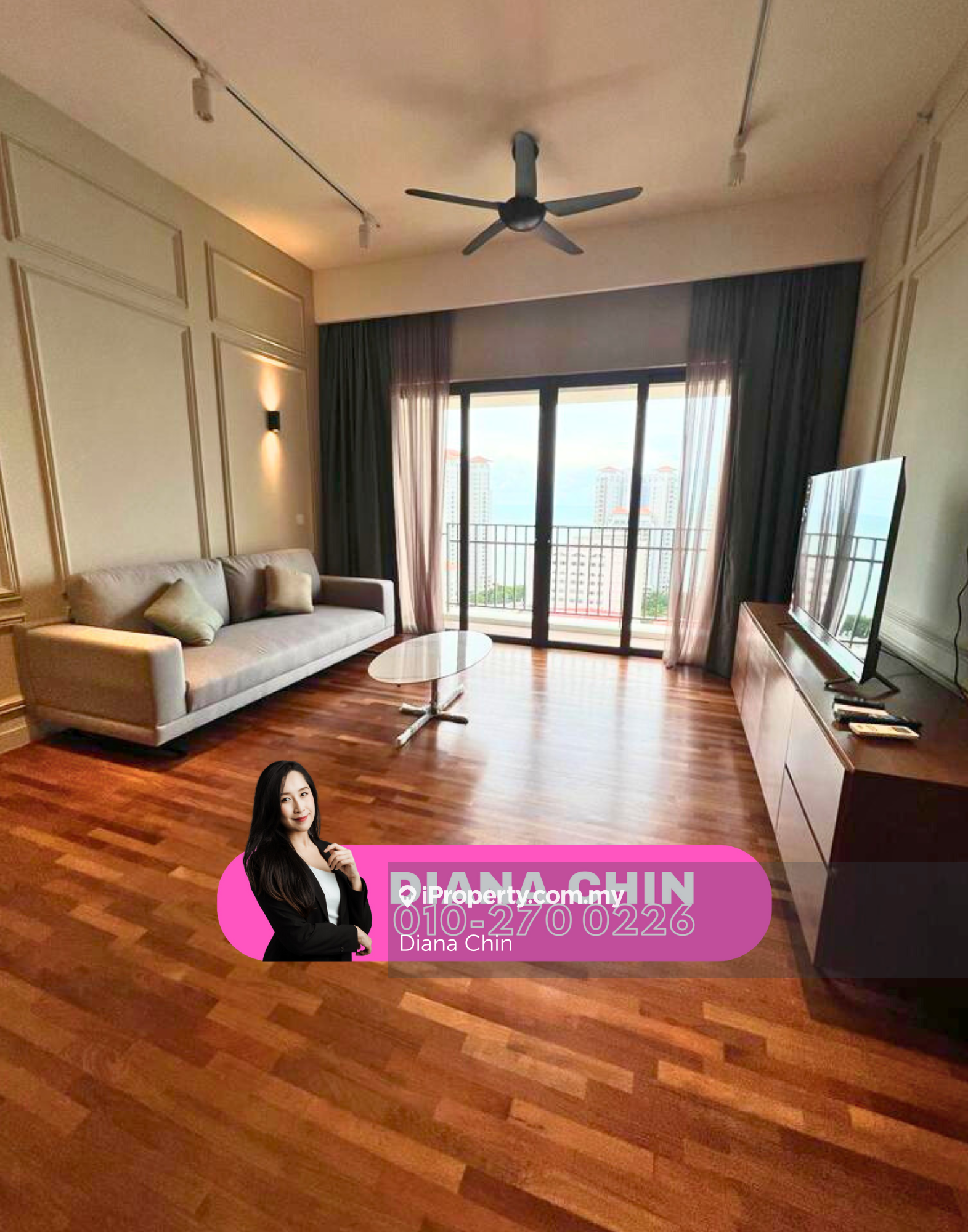 Nice fully furnished, facing Marina unit