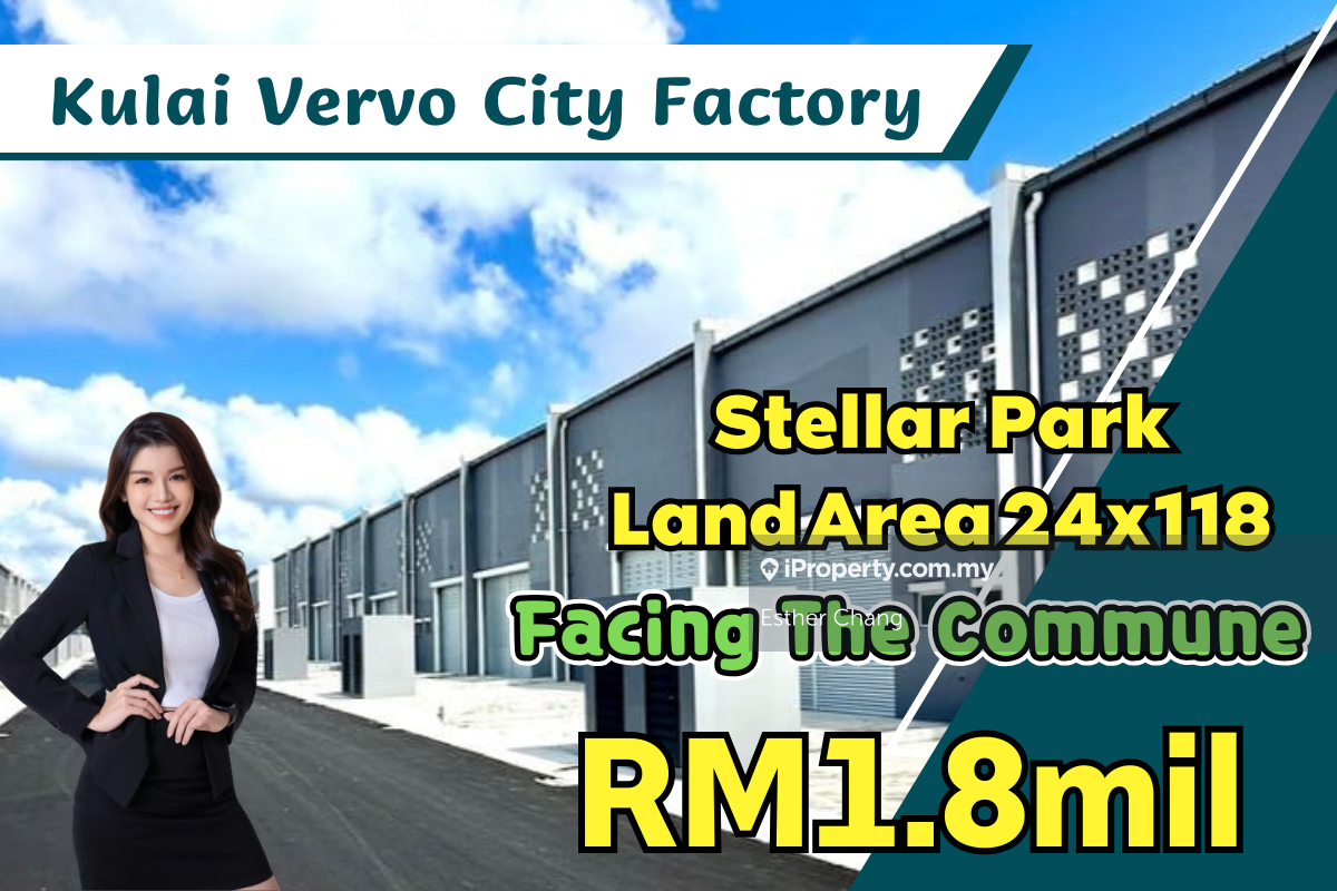 Indahpura Kulai factory stellar park vervo city opposite the commune