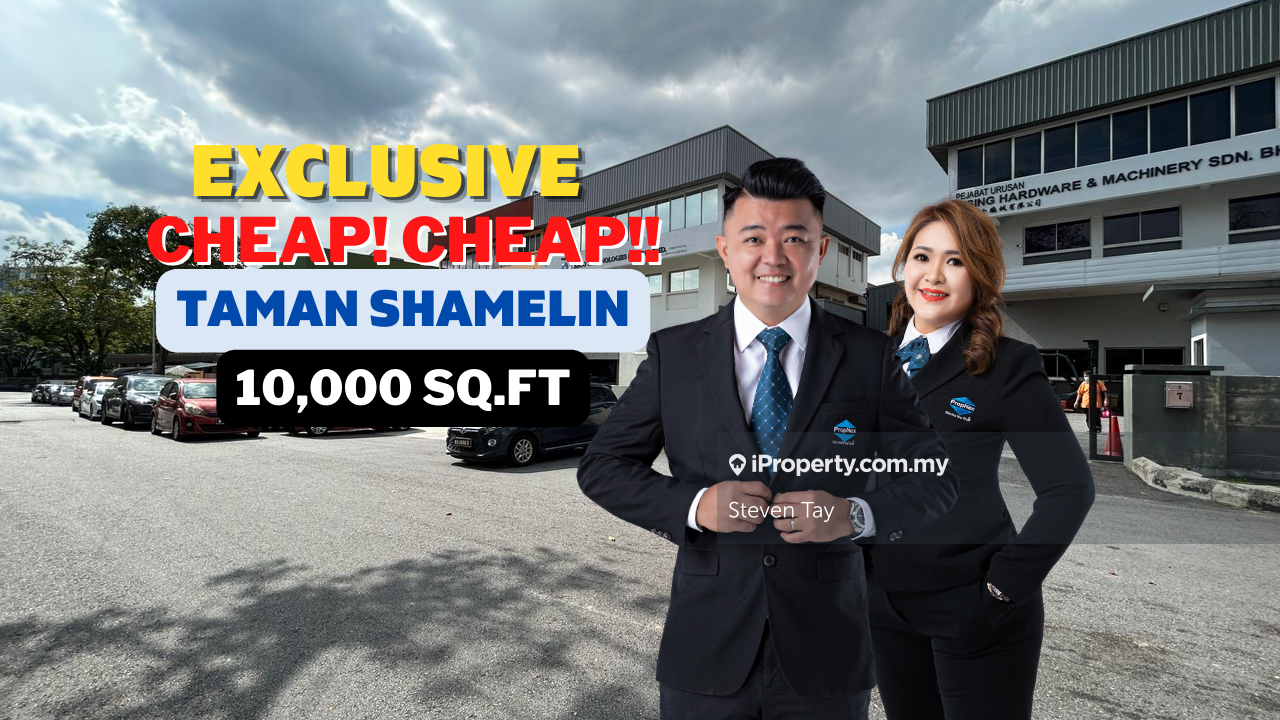 3 Storey Semi-D Factory For Sale @ Taman Shamelin